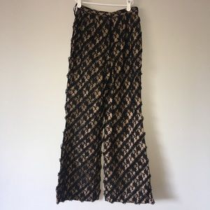 Vintage Lace Bell Bottom Pants